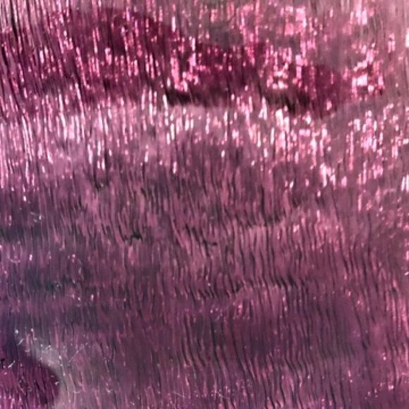 4 Italian Textured Glass 10.5" Dinner Plates Beautiful Amethyst Art Glass NWT - Picture 5 of 6